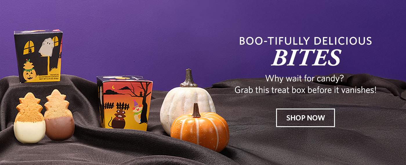Boo-tifully Delicious Bites. Shop Now.