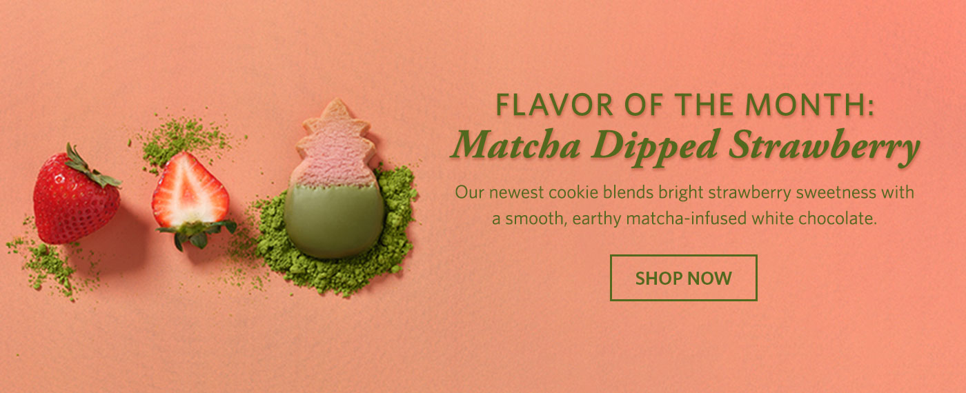 Matcha Dipped Strawberries. Shop now.