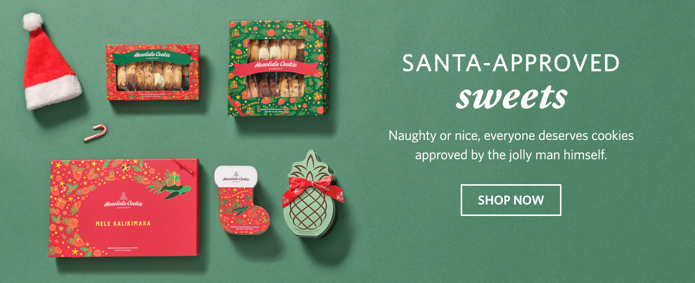 Santa approved sweets. Shop now.