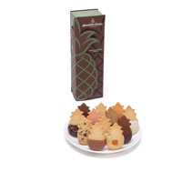 Pineapple Wrap Box with Cookie Plate