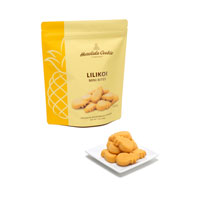 Lilikoi Mini Bites Snack Pack 7oz with cookie plate