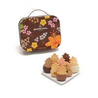 Aloha Suitcase Tin with Cookie Plate