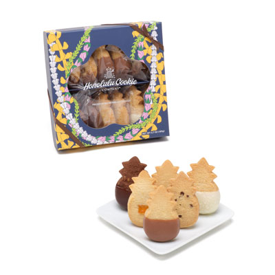 Floral Lei Window Box Premium - Honolulu Cookie Company