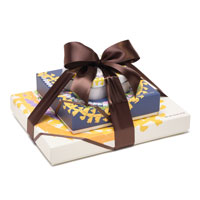 Floral Lei Gift Tower Angled