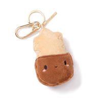 Chocolate Dipped Macadamia Plush Keychain