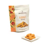 Pumpkin Mini Bites Snack Pack 7oz with cookie plate