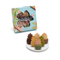 Paradise Floral Window Box with cookie plate